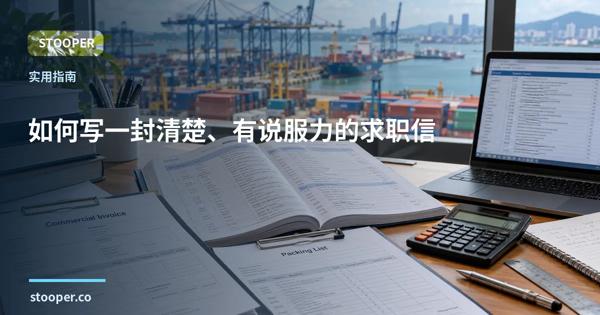 如何写一封清楚、有说服力的求职信