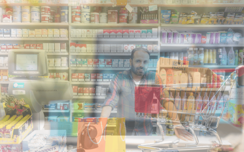 小型商店购买